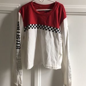 Checkered hollister long sleeve